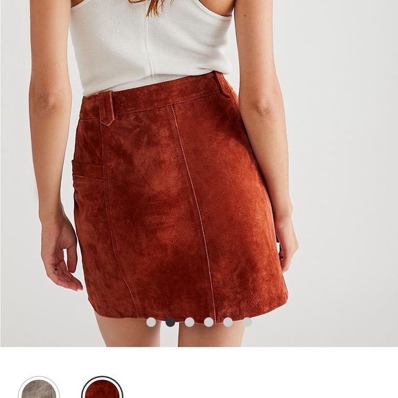 BNWT SUPER CUTE FREE PEOPLE blanknyc suede skirt size 26. New with tags - Picture 2 of 5